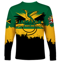 Jamaica 60th Anniversary Independence Day Long Sleeve Shirt LT12 - Wonder Print Shop