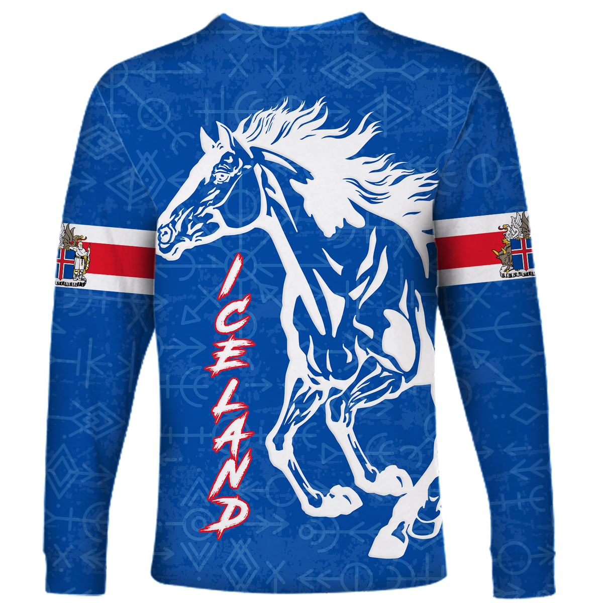 Icelandic Horse Pride Long Sleeve Shirt LT12 - Wonder Print Shop