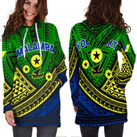 Custom Personalised Vanuatu Malampa Province Tribal Pattern Hoodie Dress LT12 - Wonder Print Shop