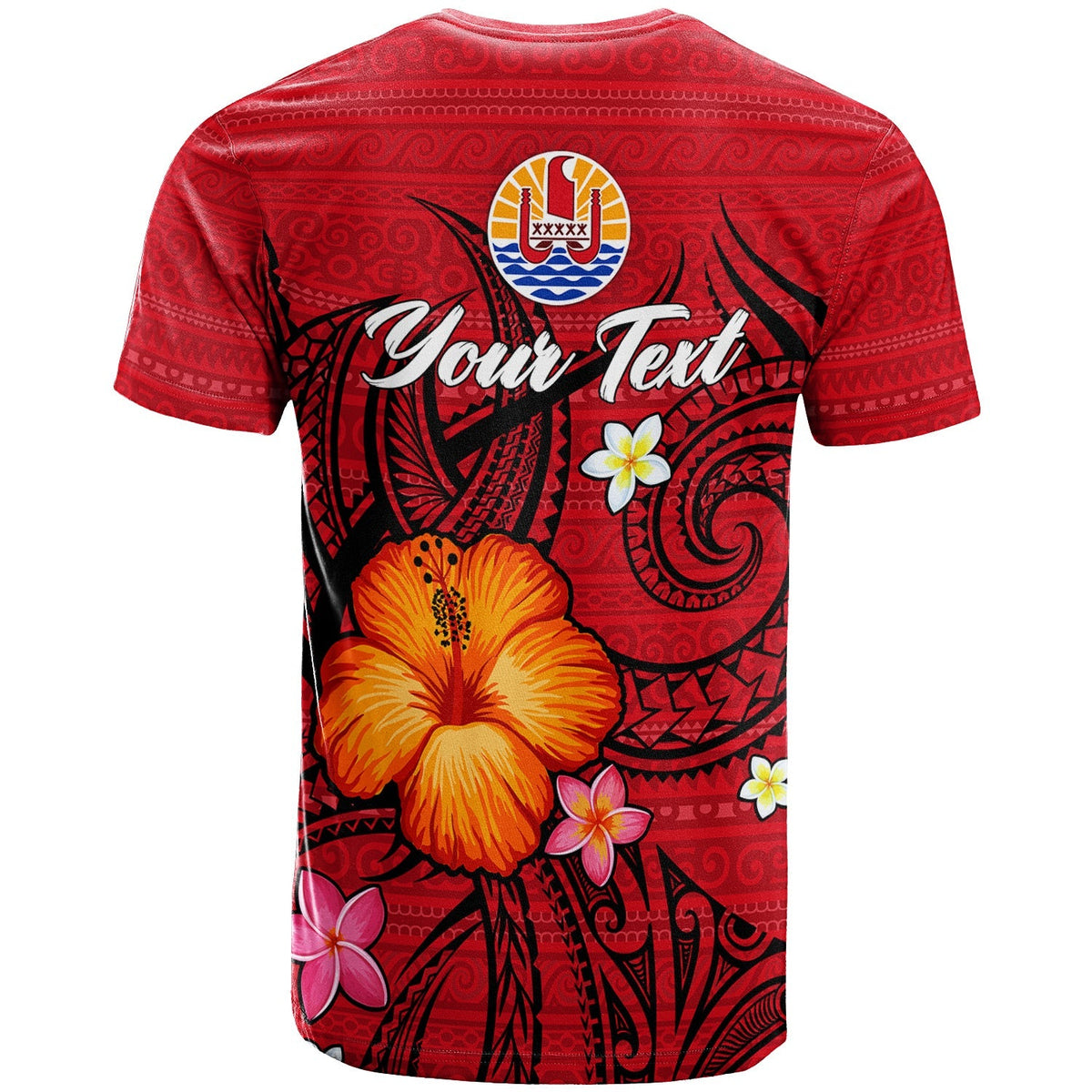 Custom Tahiti Maohi T Shirt Hibiscus With Tribal LT12 - Wonder Print Shop