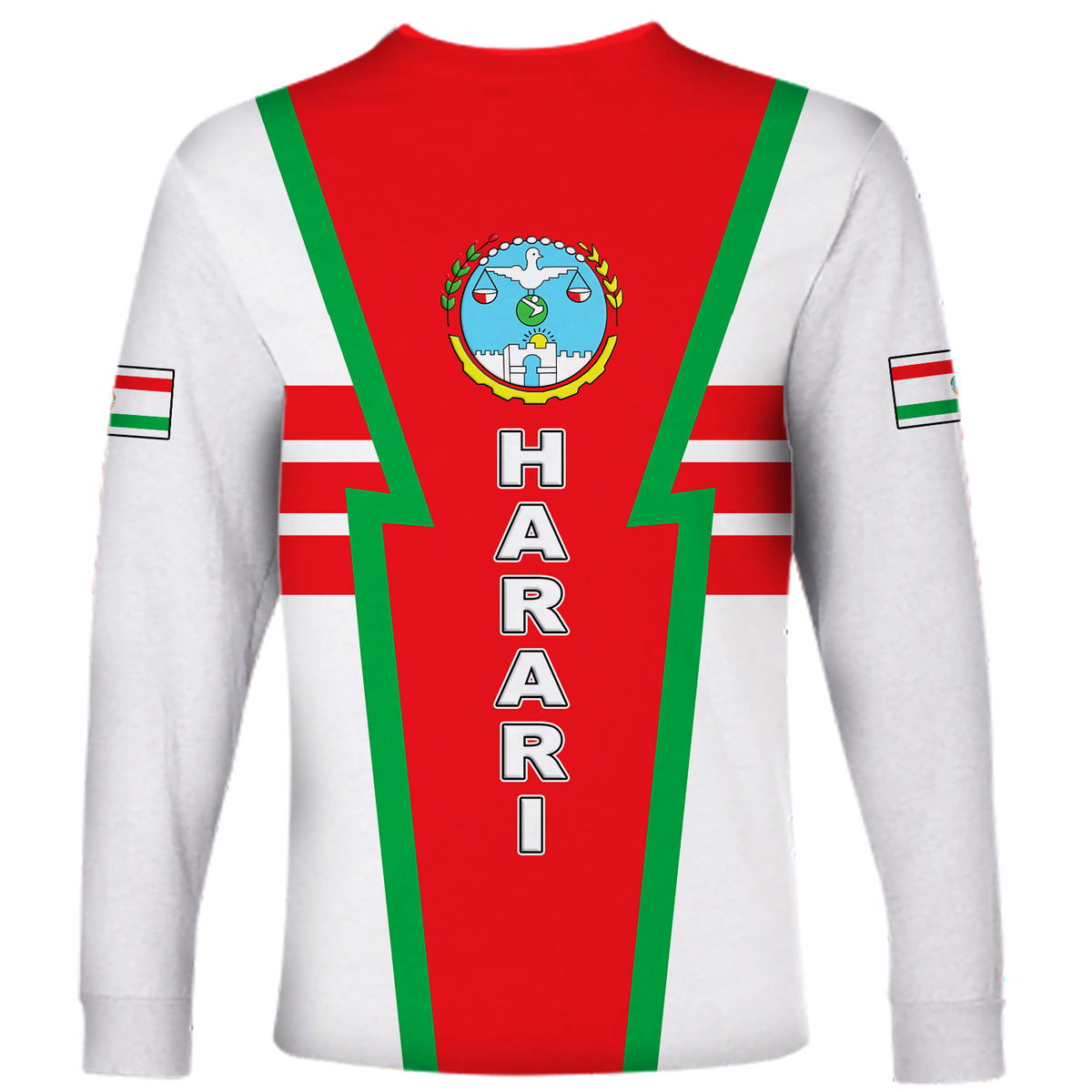 Harari Region Legend Ethiopia Long Sleeve Shirt LT12 - Wonder Print Shop
