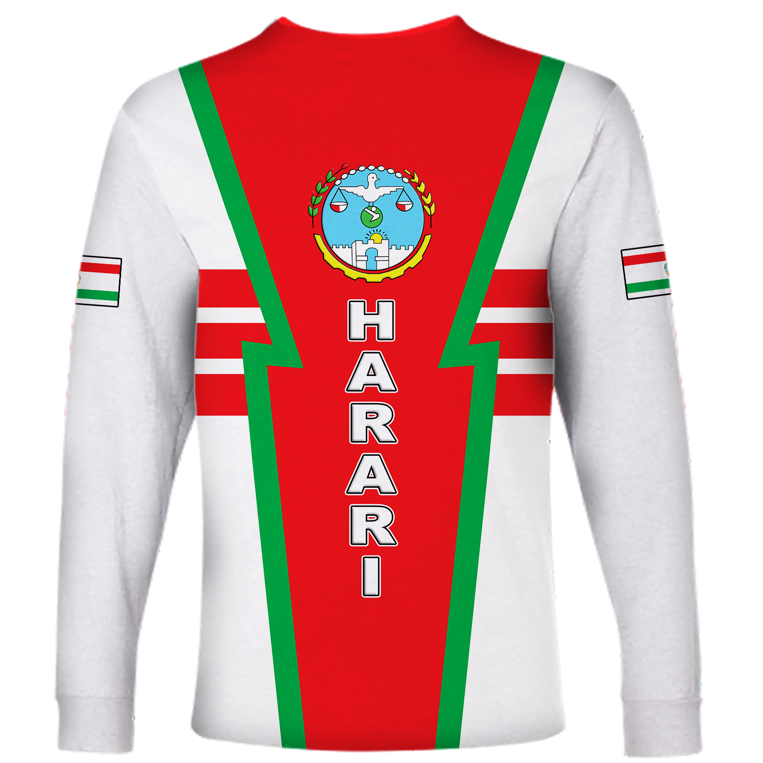 Harari Region Legend Ethiopia Long Sleeve Shirt LT12 - Wonder Print Shop