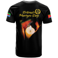 Custom Eritrea Martyrs Day Candle Vigil T Shirt LT12 - Wonder Print Shop