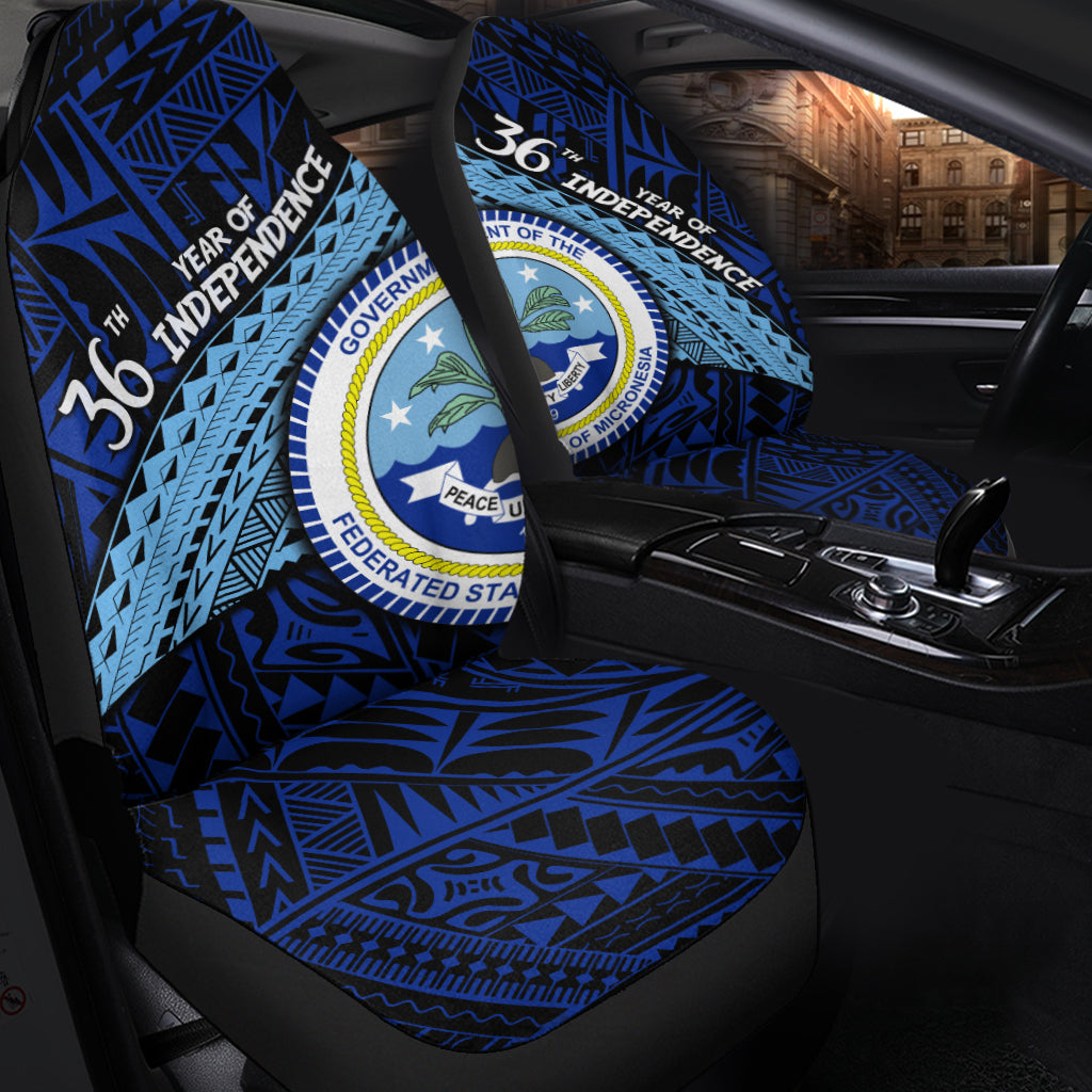 FSM 36th Year Of Independence Car Seat Covers LT2 - Wonder Print Shop