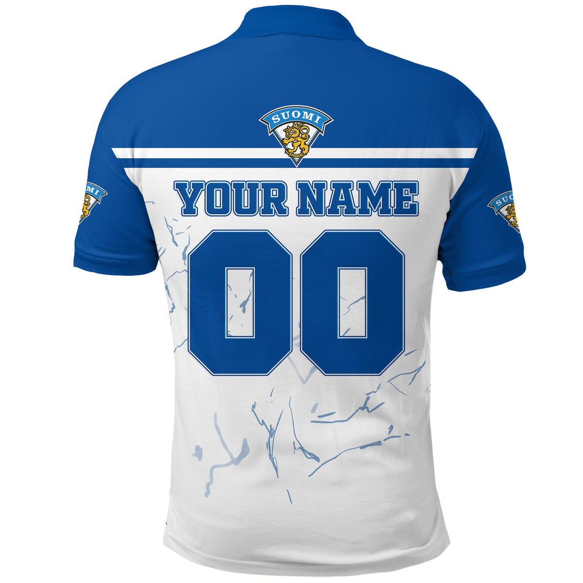 Custom Finland Hockey Pride Polo Shirt LT12 - Wonder Print Shop