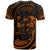 Fiji Polynesian T Shirt Orange Tribal Wave - Wonder Print Shop