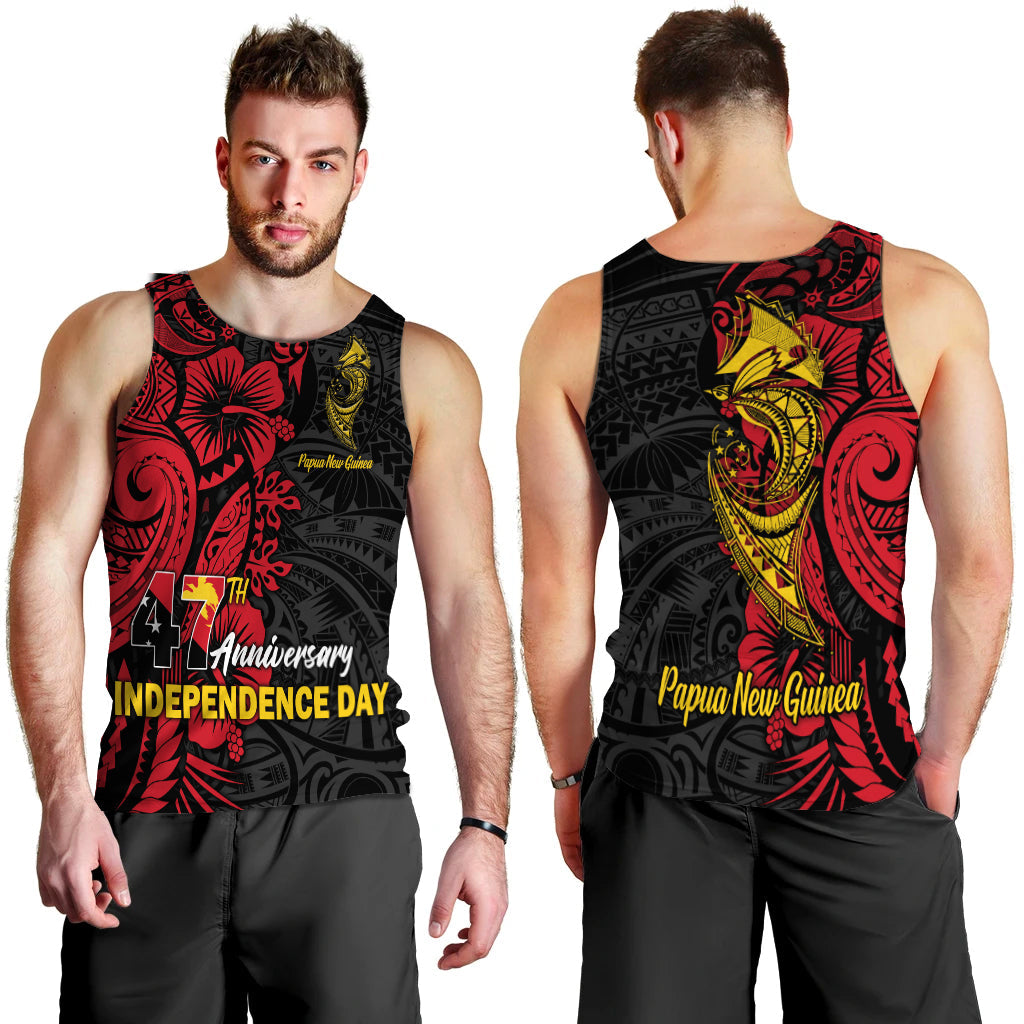 papua-new-guinea-47th-independence-day-bird-of-paradise-men-tank-top