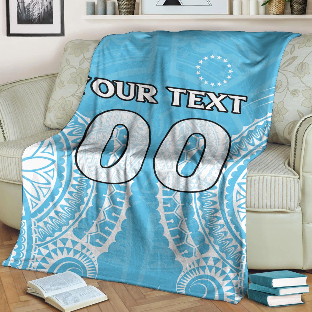 custom-personalised-cook-islands-mauke-blanket-tribal-pattern