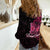 Breast Cancer Pink Ribbon Butterfly Polynesian Black Version Women Casual Shirt LT12 - Wonder Print Shop