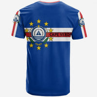 Cape Verde Flag Simple Style T Shirt LT20 - Wonder Print Shop