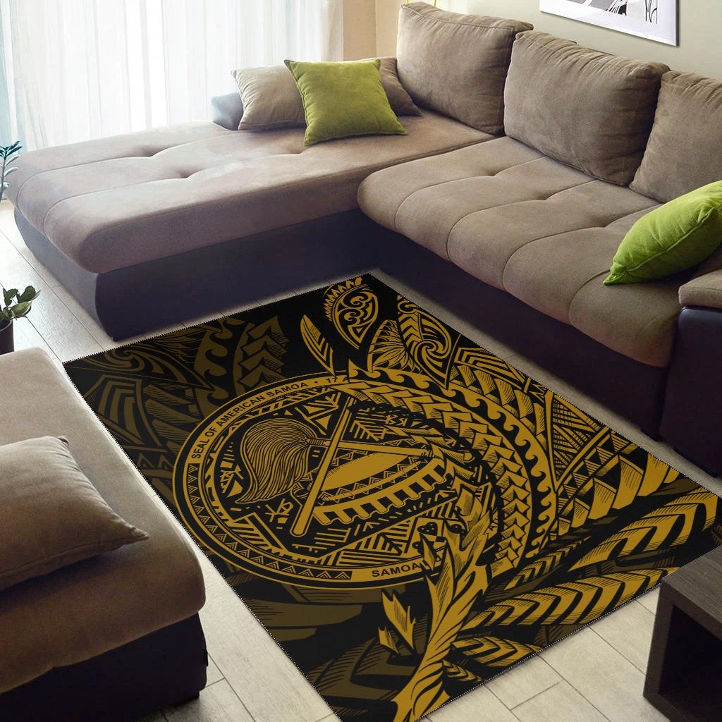 american-samoa-area-rug-wings-style-gold-color