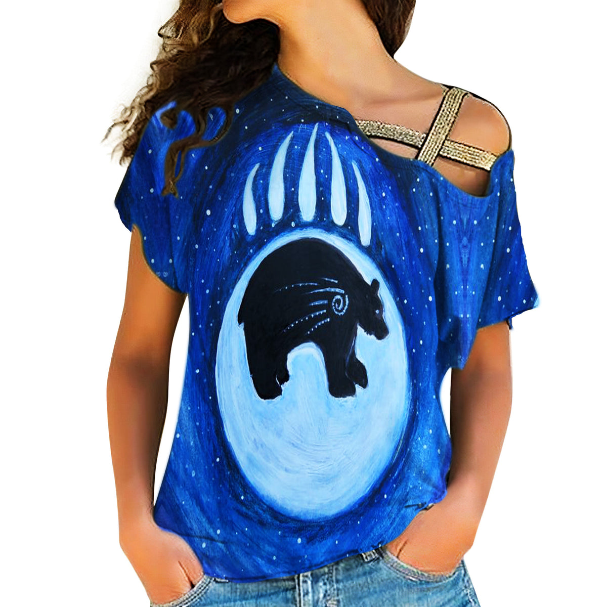 mama-bear-footprints-native-american-cross-shoulder-shirt