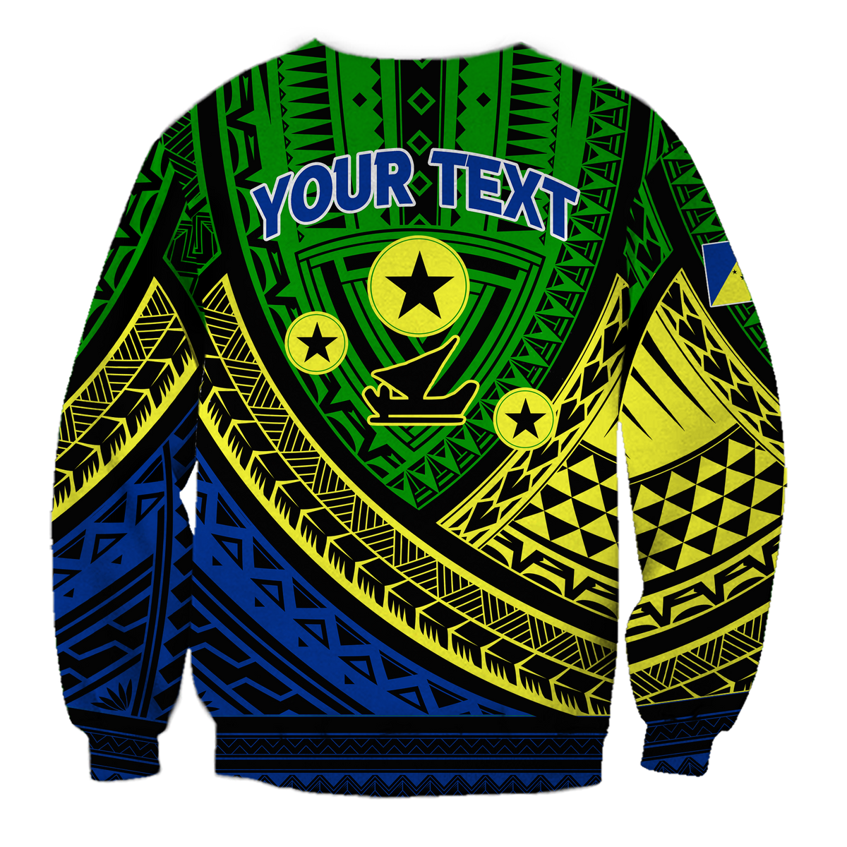 Custom Personalised Vanuatu Malampa Province Tribal Pattern Sweatshirt LT12 - Wonder Print Shop