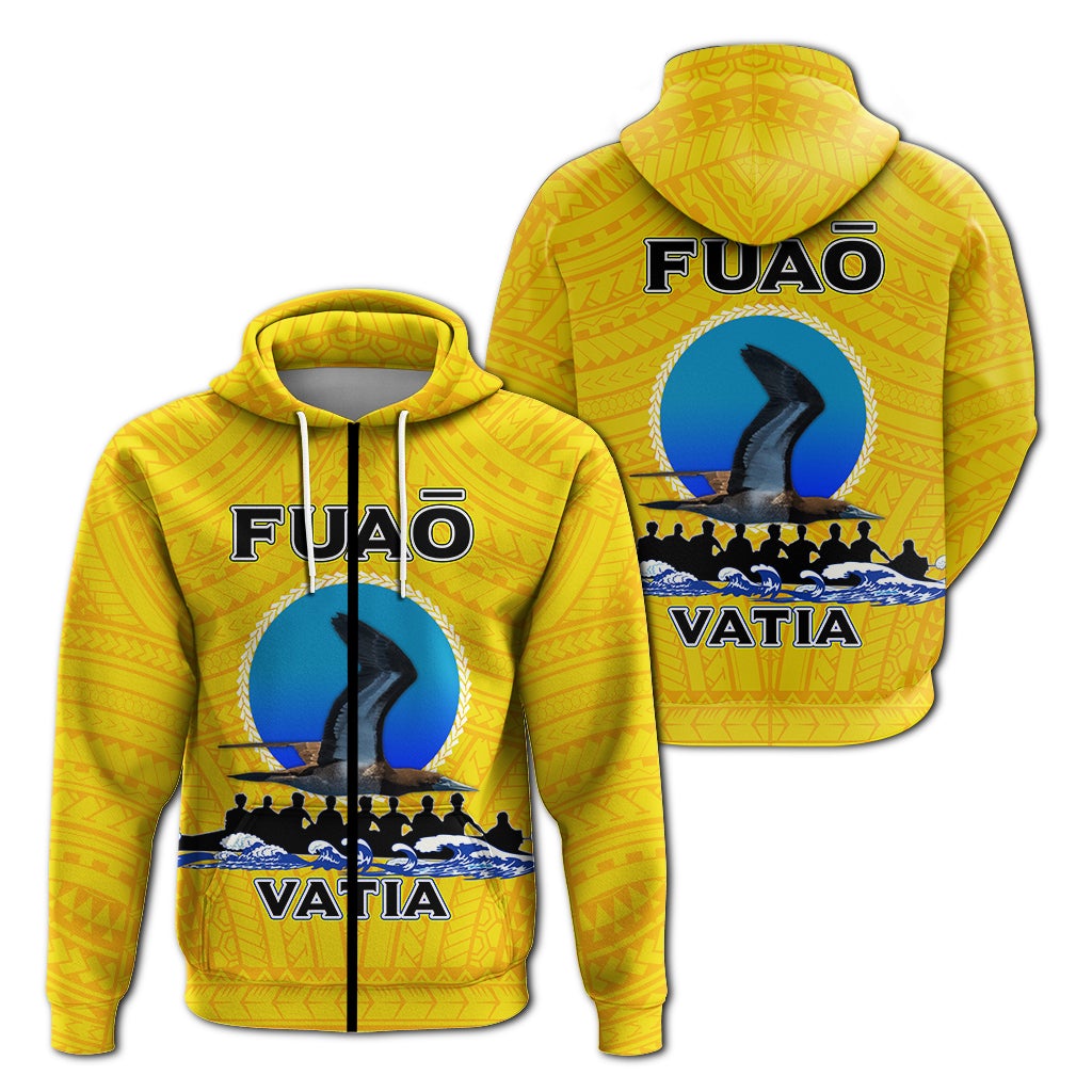 American Samoa Zip Up Hoodie Fuao of Vatia Pride LT12 - Wonder Print Shop
