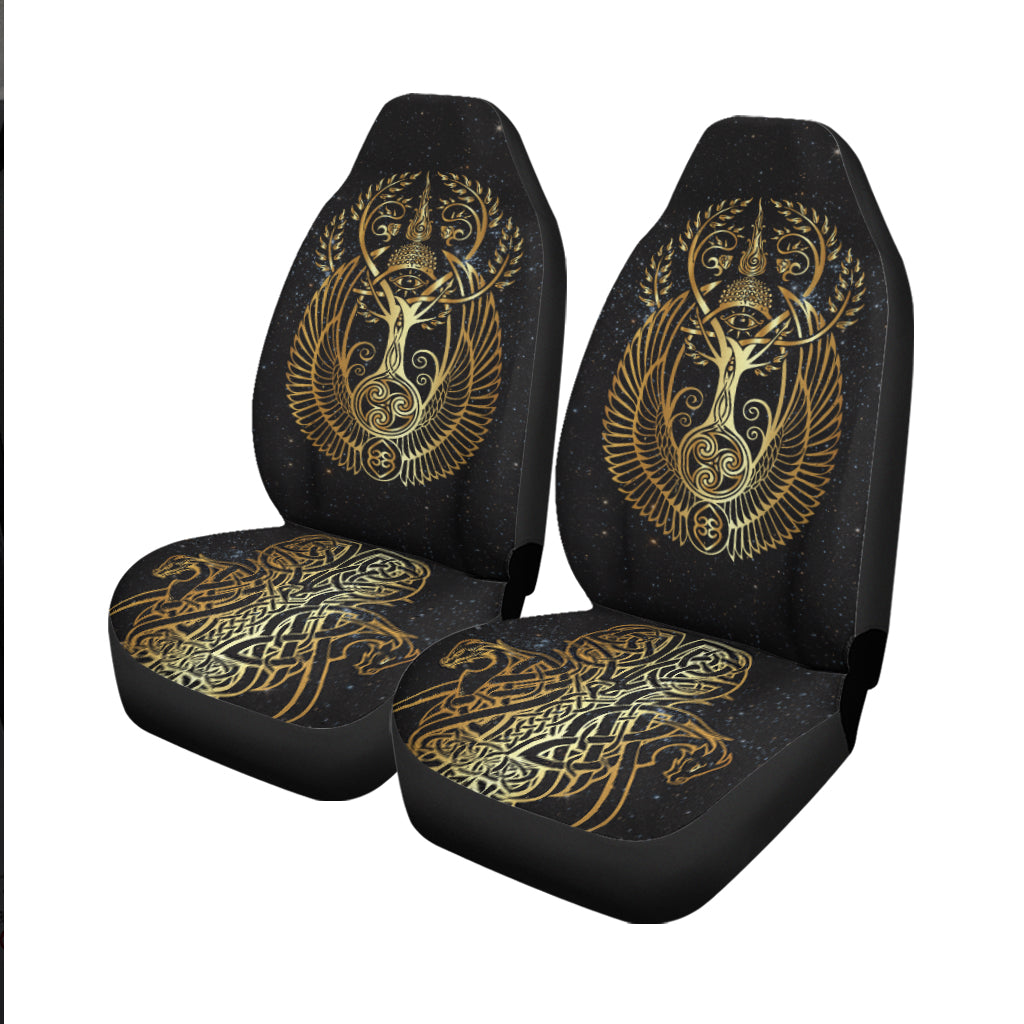 Viking Yggdrasil Tree Of Life Odin Car Seat Covers LT12 - Wonder Print Shop