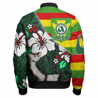 Hawaii Polynesian Patronage Bomber Jacket - 'Aiea High School Bloods in My Veins LT10 - Wonder Print Shop