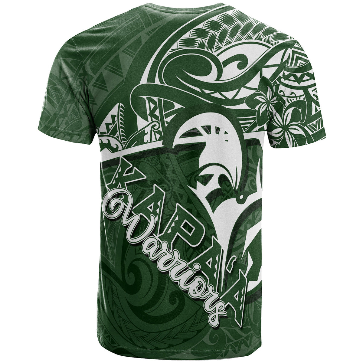 Custom Hawaii T Shirt Kapaa High School Polynesian Tribal Pattern LT10 - Wonder Print Shop