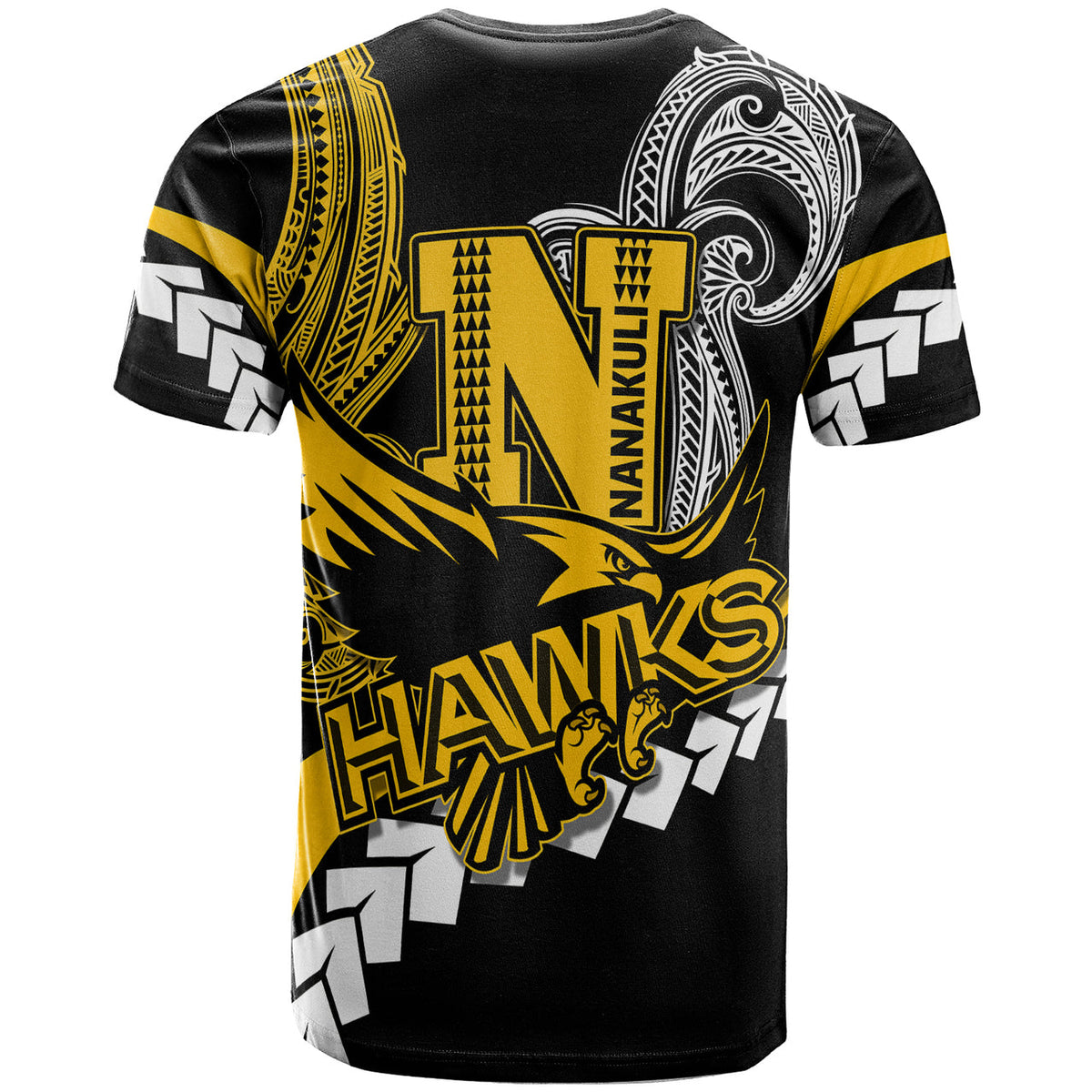 Custom Hawaii T Shirt Nanakuli High School Polynesian Tribal Pattern LT10 - Wonder Print Shop