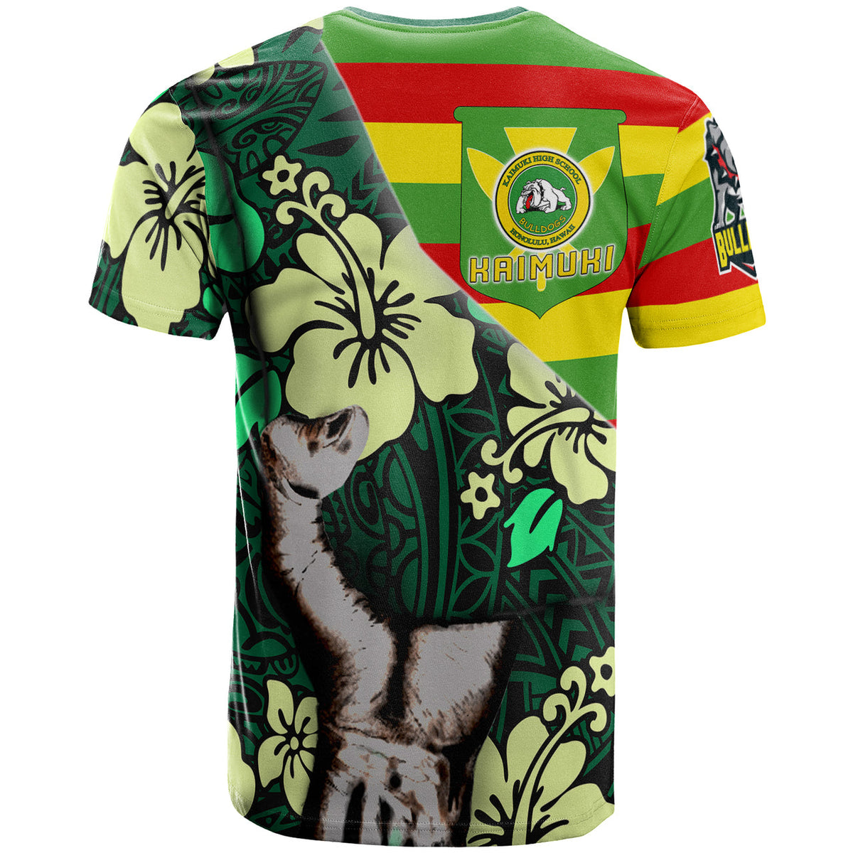 Hawaii Kaimuki High School Polynesian Patronage T Shirt Kaimuki High School Bloods in My Veins LT10 - Wonder Print Shop