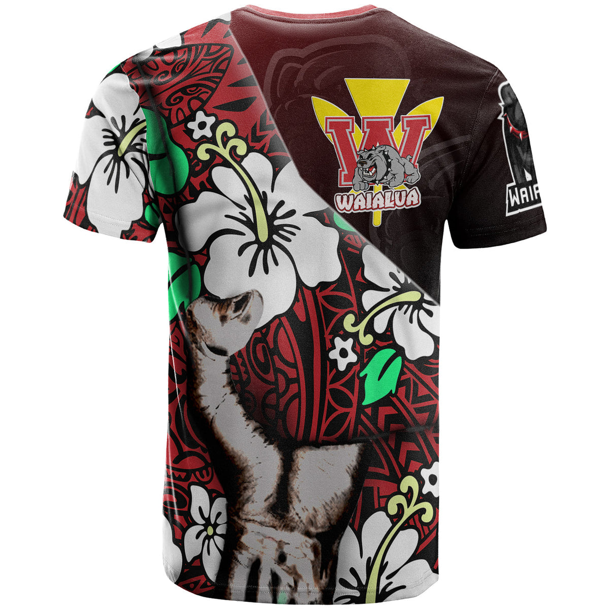 Hawaii Waialua School Polynesian Patronage T Shirt The Waialua High and Intermediate School Bloods In My Veins LT10 - Wonder Print Shop