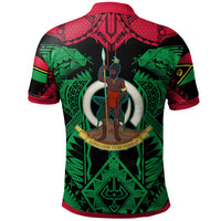 Vanuatu Polo Shirt Custom Vanuatu "Long God yumi stanap" Polynesian Pride Polo Shirt LT10 - Wonder Print Shop
