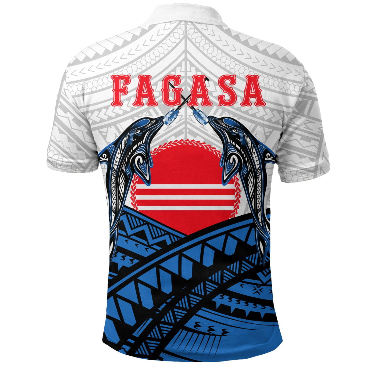 American Samoa Polo Shirt Fagasa Fealofani Samoa LT12 - Wonder Print Shop