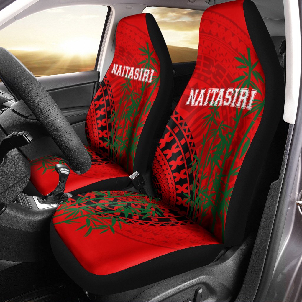 Naitasiri Rugby Union Car Seat Covers Tapa Pattern LT12 - Wonder Print Shop