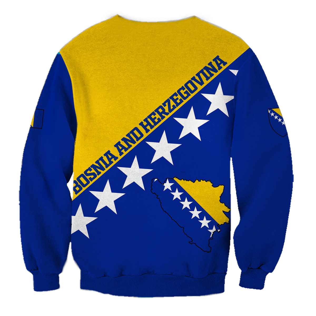 Bosnia and Herzegovina Pride Sweatshirt LT12 - Wonder Print Shop