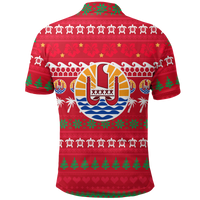 Tahiti Polo Shirt Christmas Ugly Christmas LT12 - Wonder Print Shop