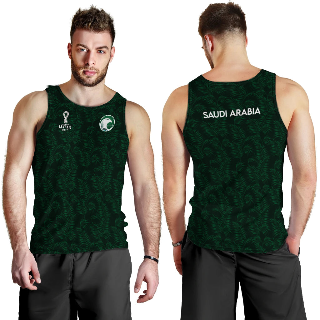 Saudi Arabia Football Fifa World Cup 2022 Men's Tank Top - LT2