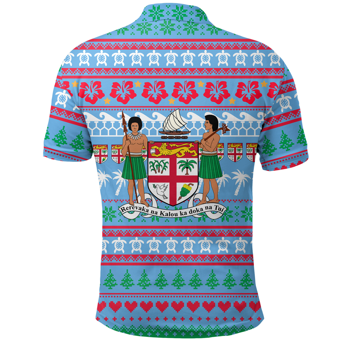Fiji Polo Shirt Christmas Ugly Christmas LT12 - Wonder Print Shop
