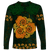 Celtic Disk Ornament Triple Spiral Long Sleeve Shirt LT12 - Wonder Print Shop