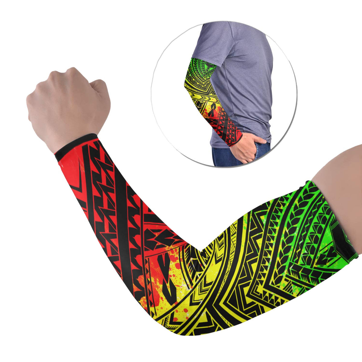 polynesian-tribal-tattoo-arm-sleeve-43-set-of-two-colorful-no31-lt6