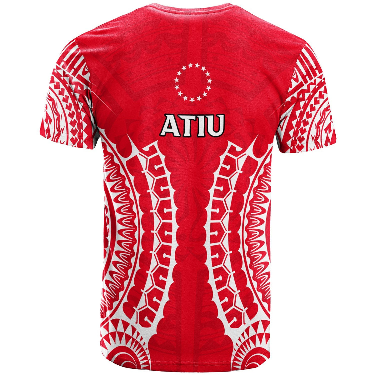 Cook Islands Atiu T Shirt Tribal Pattern LT12 - Wonder Print Shop