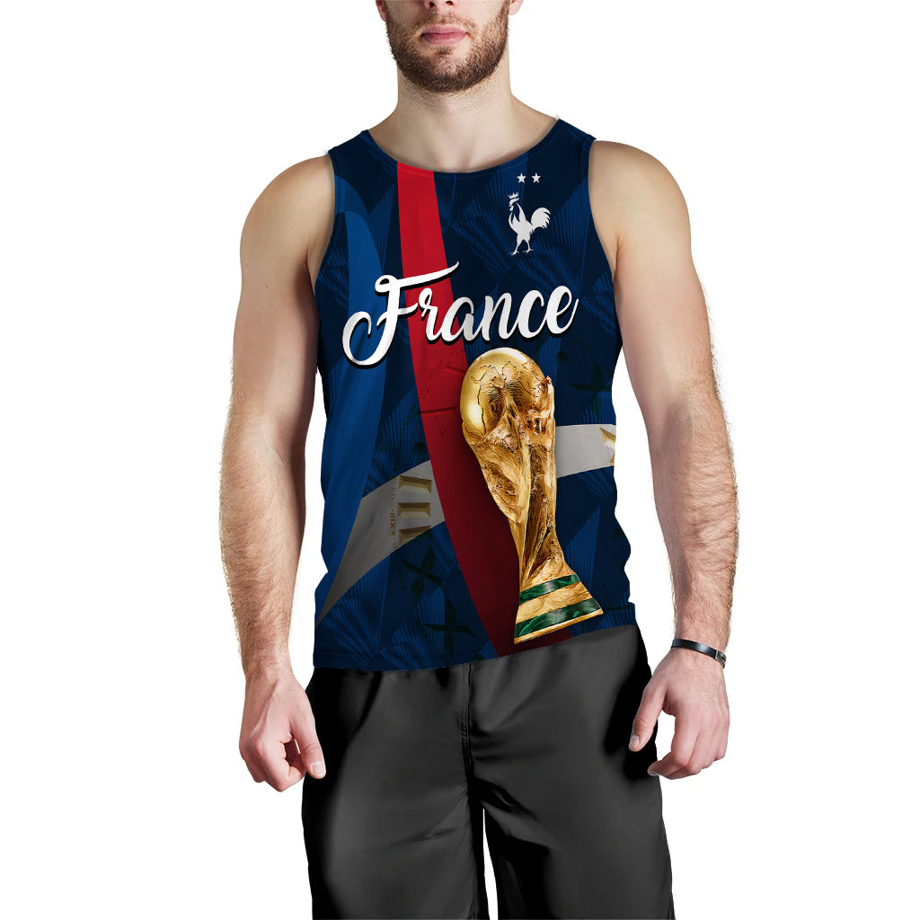 France Football World Cup 2022 Men's Tank Top - LT2