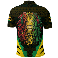 Jamaica Rastafarian Lion Pride Polo Shirt LT12 - Wonder Print Shop