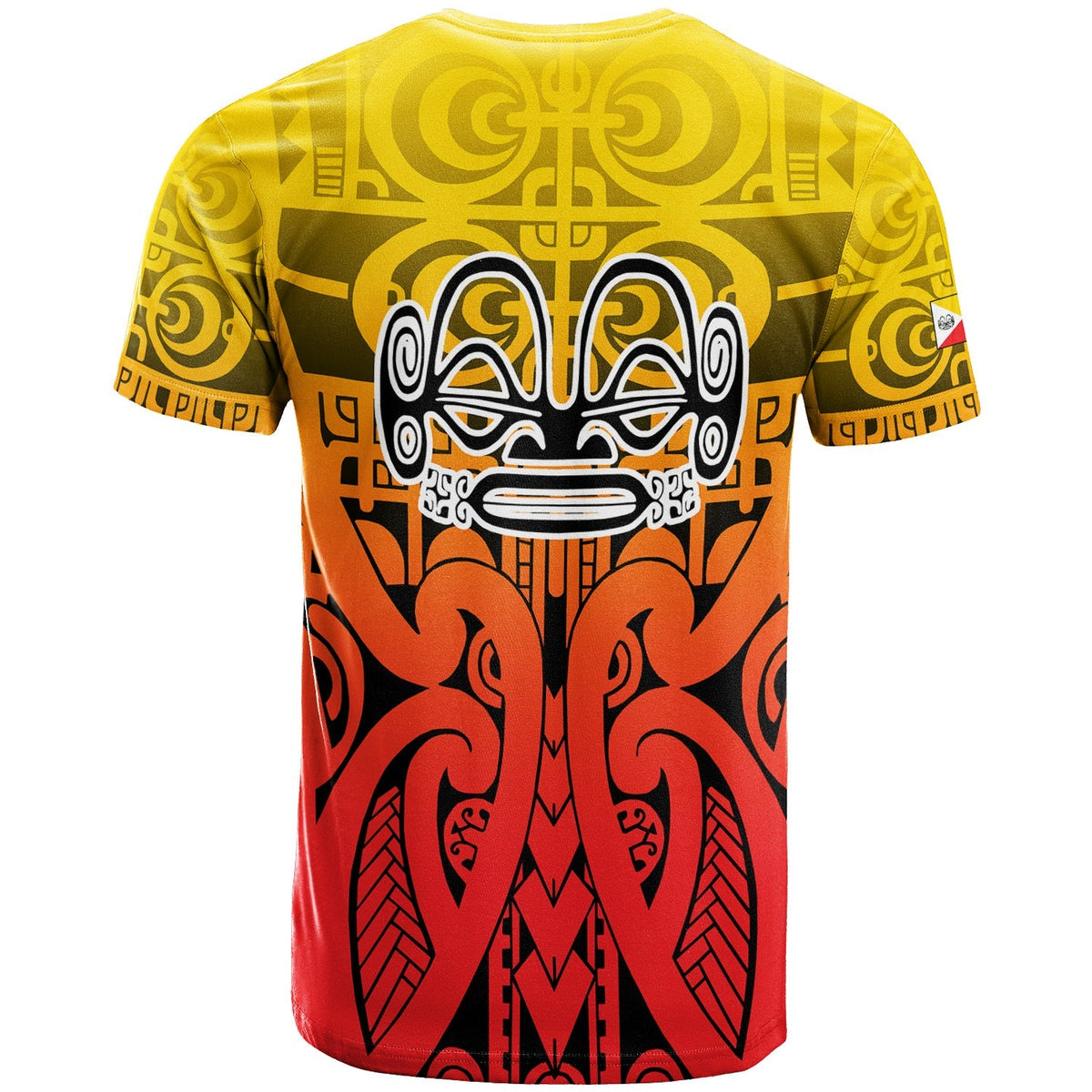 Custom Marquesas Islands Marquesan Tattoo T Shirt LT12 - Wonder Print Shop