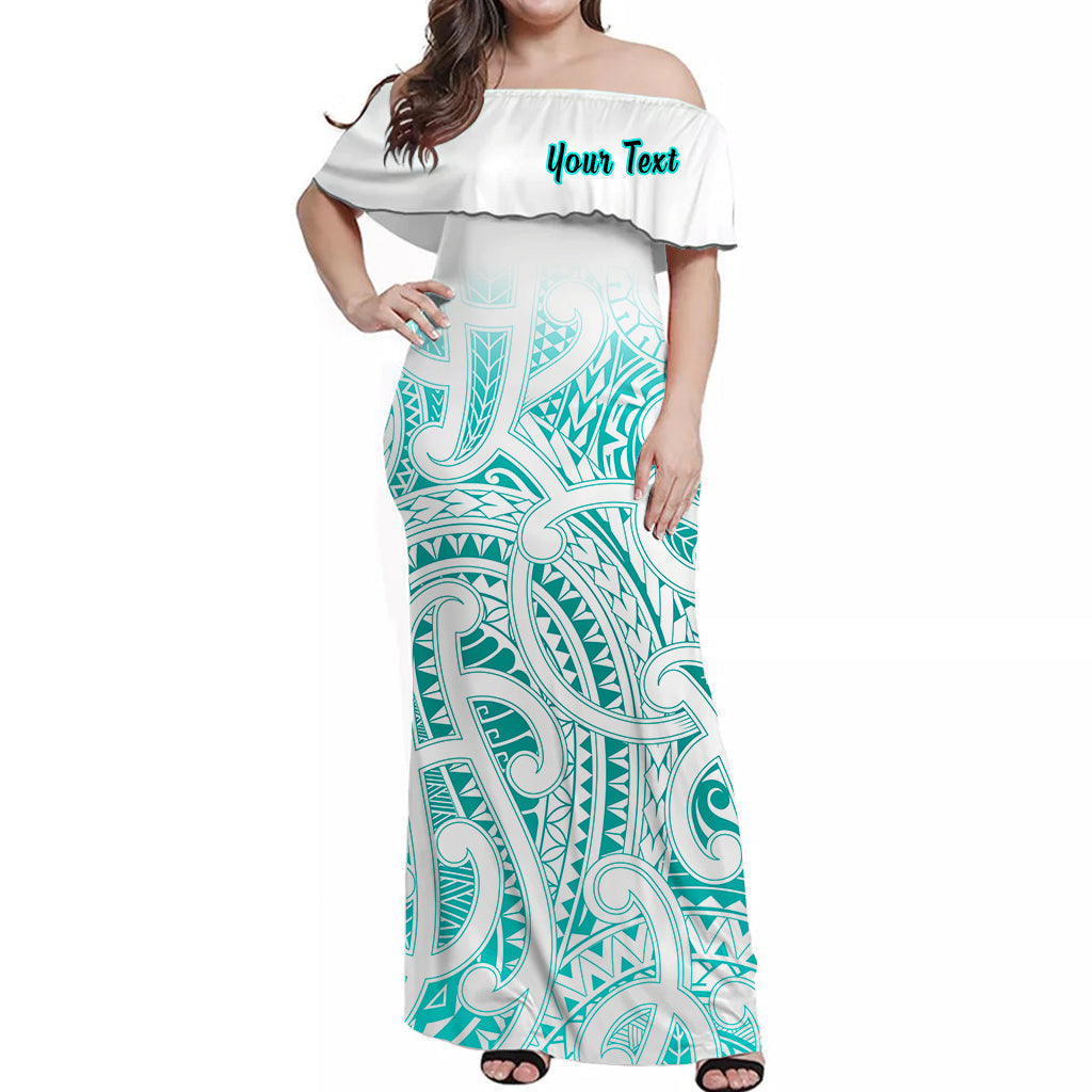 custom-personalised-new-zealand-off-shoulder-long-dress-nz-maori-turquoise