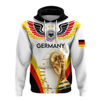 Custom Germany Football 2022 Hoodie LT2 - Wonder Print Shop