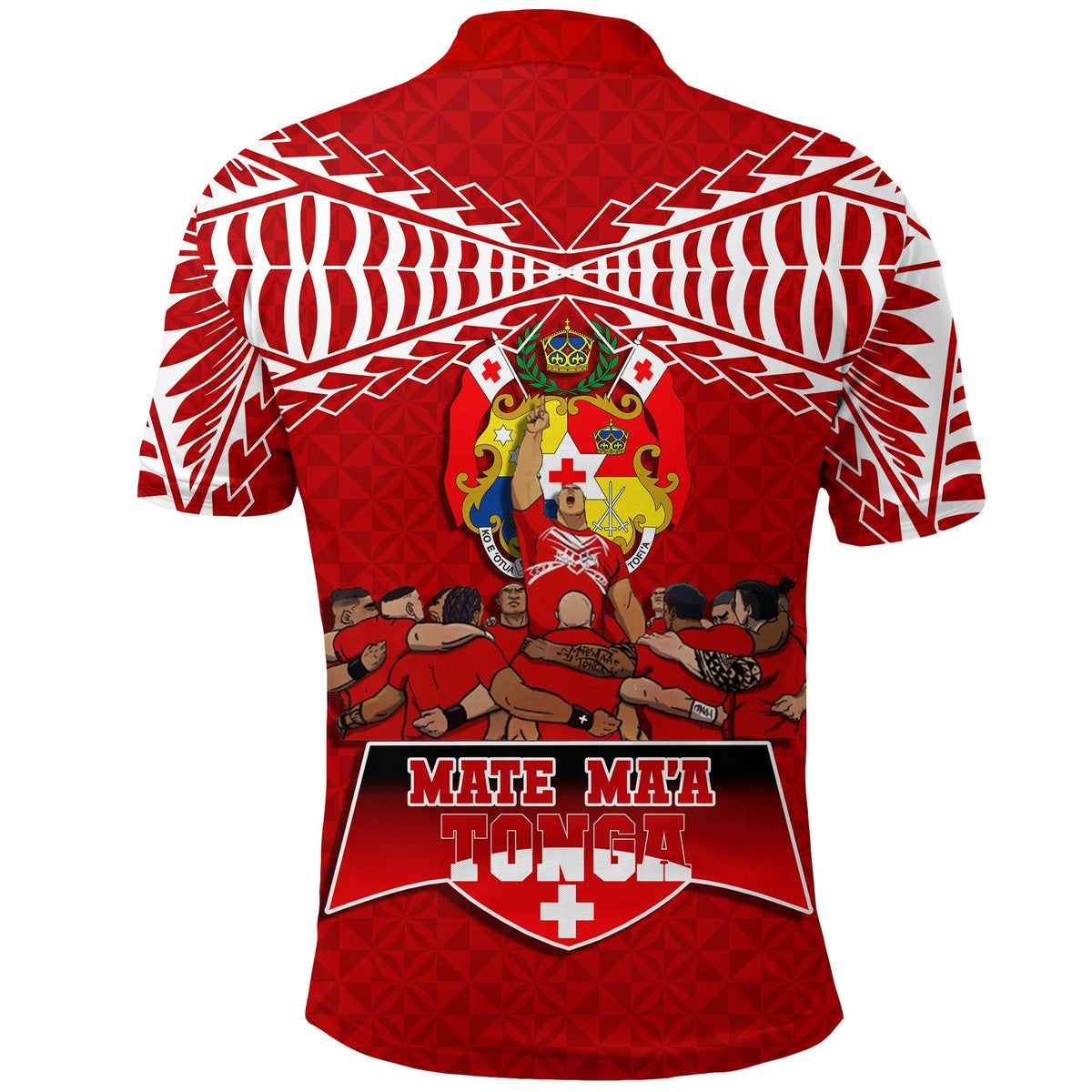Mate Maa Tonga Sipi Tau Polo Shirt LT12 - Wonder Print Shop