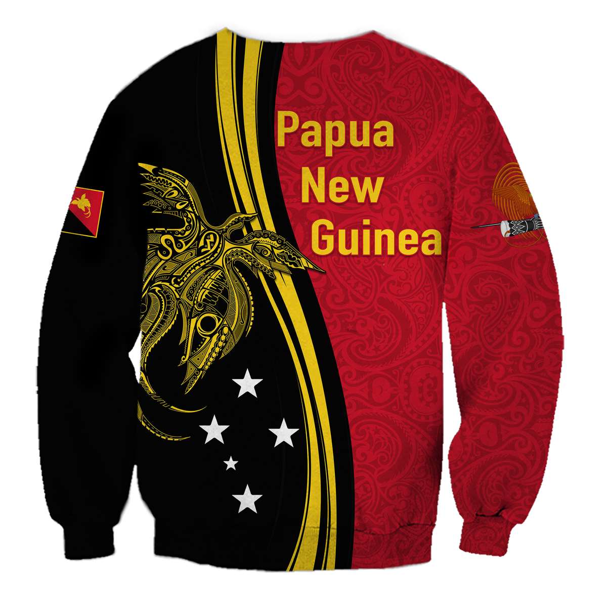 Papua New Guinea Independence Anniversary Polynesian Tribal Sweatshirt LT12 - Wonder Print Shop