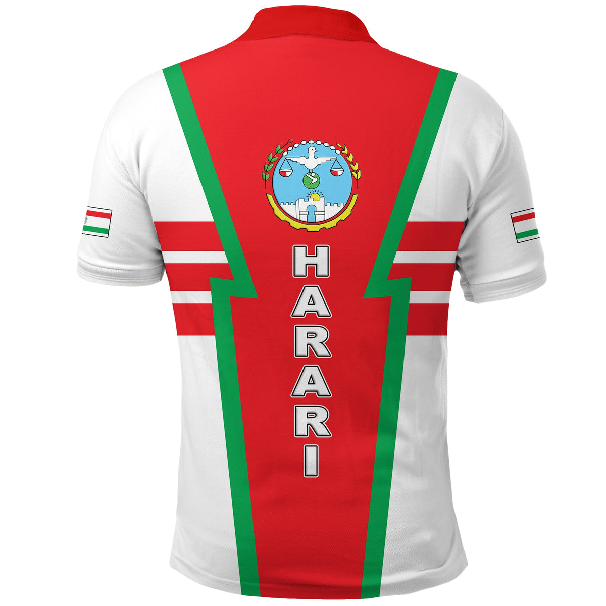 Harari Region Legend Ethiopia Polo Shirt LT12 - Wonder Print Shop