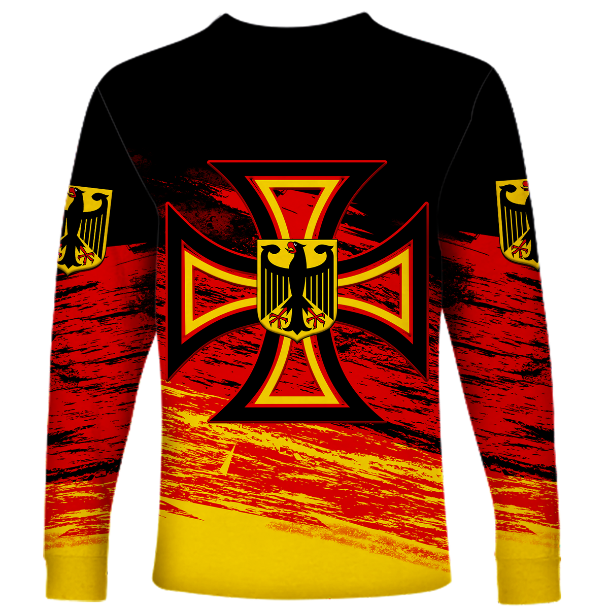 Germany Iron Cross Pride Long Sleeve Shirt LT12 - Wonder Print Shop