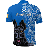 Scottish Terrier With Thistle Polo Shirt LT12 - Wonder Print Shop