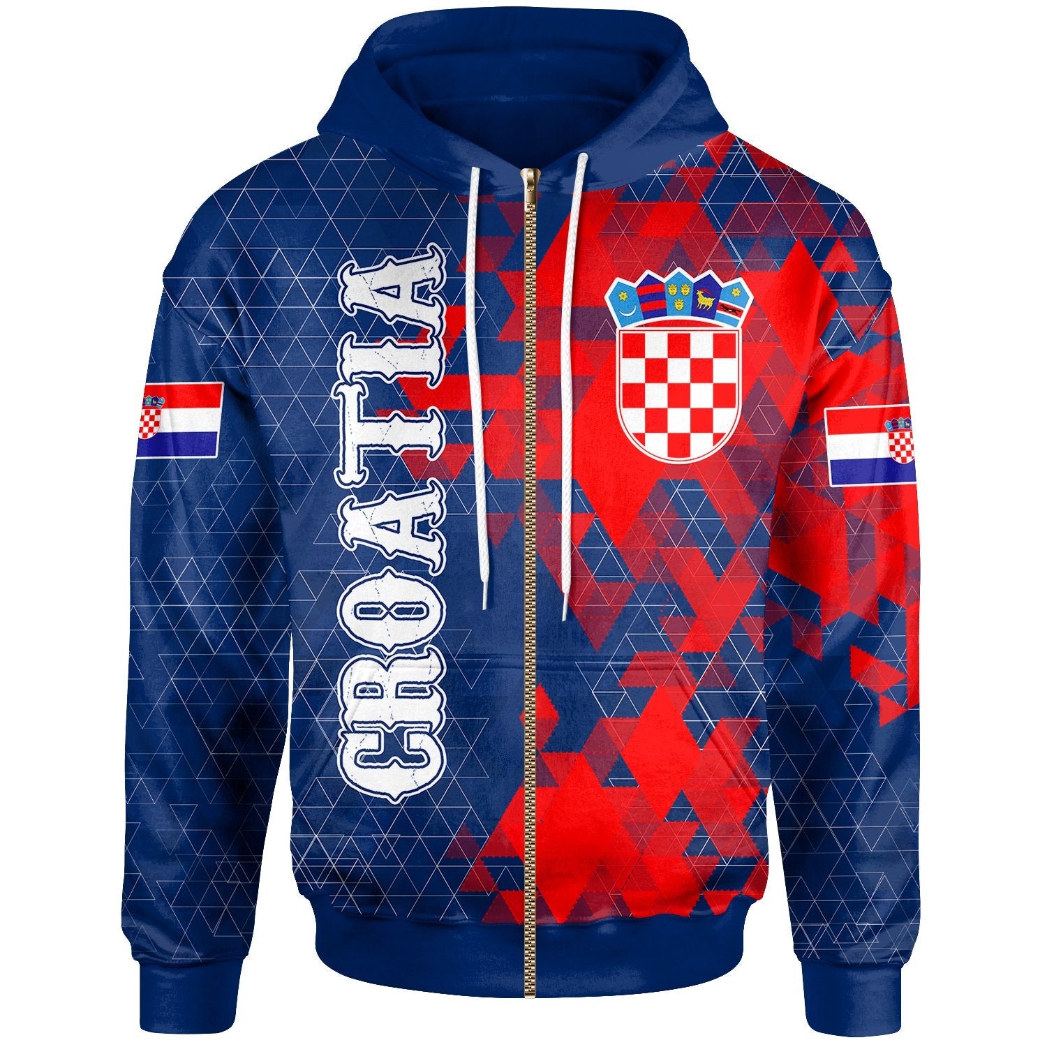 croatia-zip-up-hoodie-national-flag-polygon-style