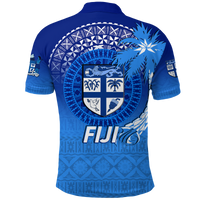 Fiji Tapa Tribal Coconut Tree Polo Shirt LT12 - Wonder Print Shop