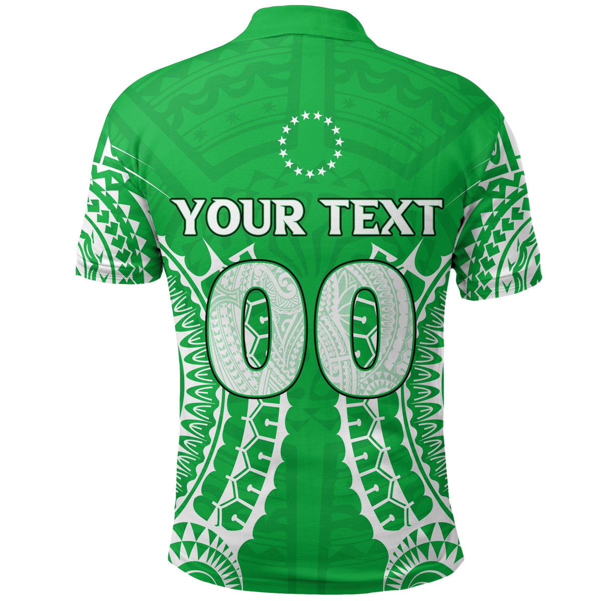 Custom Cook Islands Rarotonga Polo Shirt Tribal Pattern LT12 - Wonder Print Shop