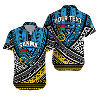 Personalised Vanuatu Sanma Province Tribal Pattern Matching Hawaiian Shirt And Dress - LT12 - Wonder Print Shop