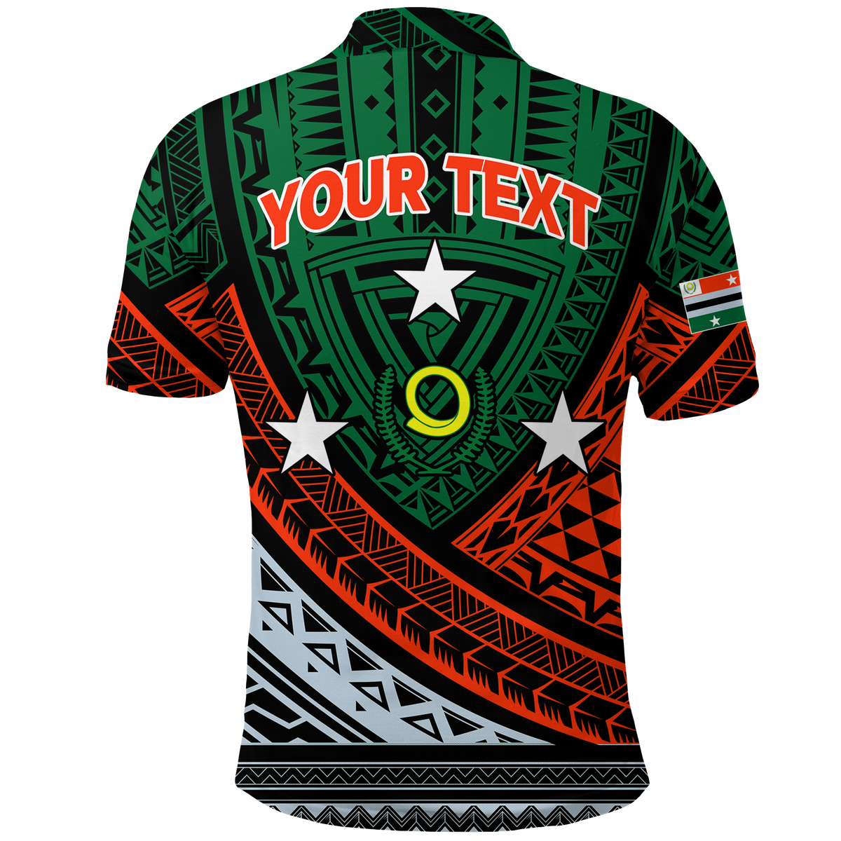 Custom Penama Province Vanuatu Tribal Pattern Polo Shirt LT12 - Wonder Print Shop