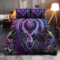 Dragon Couple Lover Together Bedding Set - Wonder Print Shop